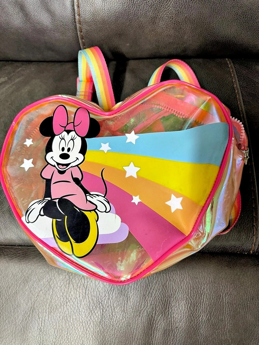 Disney Minnie Mouse Heart Mini Bag Pink Multicolor